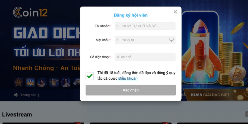 Hướng dẫn đăng ký tài khoản ThienHaBet